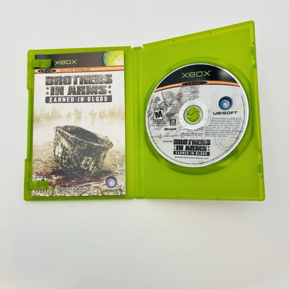 Brothers in Arms: Earned in Blood (Original Xbox) CIB COMPLETE & TESTED VG Cond